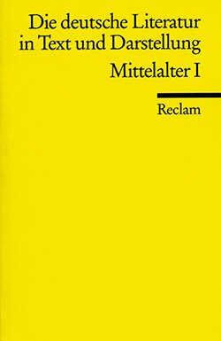 : Die deutsche Literatur. Ein Abriß in Text und Darstellung I