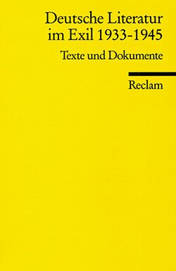 : Deutsche Literatur im Exil 1933-1945