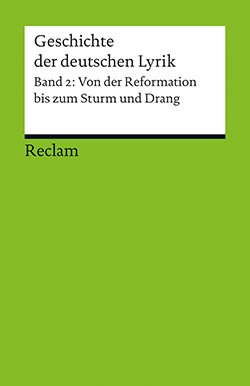 Kemper, Hans-Georg: Geschichte der deutschen Lyrik