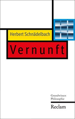 Schnädelbach, Herbert: Vernunft
