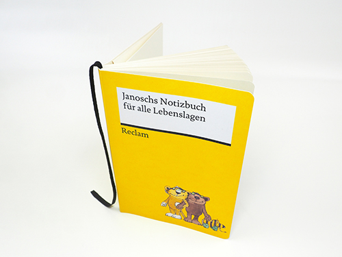 Janoschs Notizbuch für alle Lebenslagen | Flexocover mit Fadenheftung, Lesebändchen und Verschlussgummi